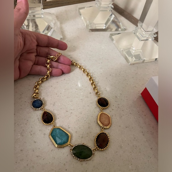 NEW KATE SPADE Jeweled Necklace With New Dust Bag and New Box - Picture 3 of 11